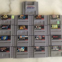 Super Nintendo SNES games 