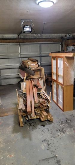 Free mixed scrap wood.