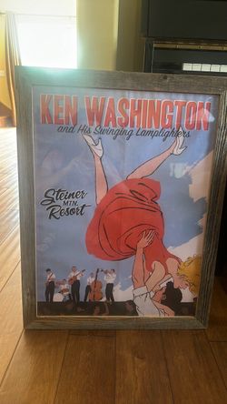 Ken Washington Swinging Lamplighters Framed Poster