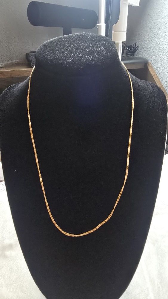 18k Gold Chain 18inch 💯% Real Gold
