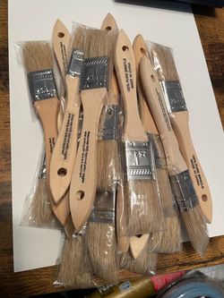 Pure Bristle Paint Brushes Bulk Lot