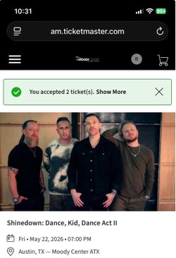 Shinedown, Coheed and Cambria, Blackstone Cherry