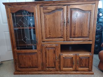 Oak cabinet
