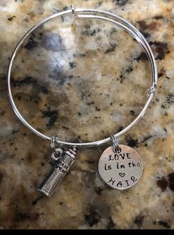 Love is in the hair bracelet