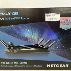 Netgear Nighthawk X6S AC3000 Tri-Band WiFi Router Mu-Mimo