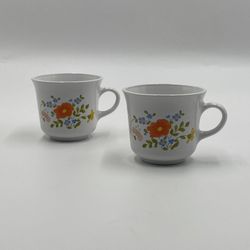 Corelle by Corning Wild Flower Flat Cups (Set of 2)