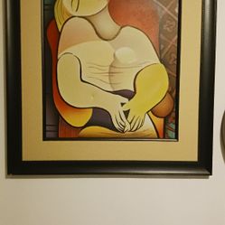 Cubist Portrait of a Woman" by C. Ryan