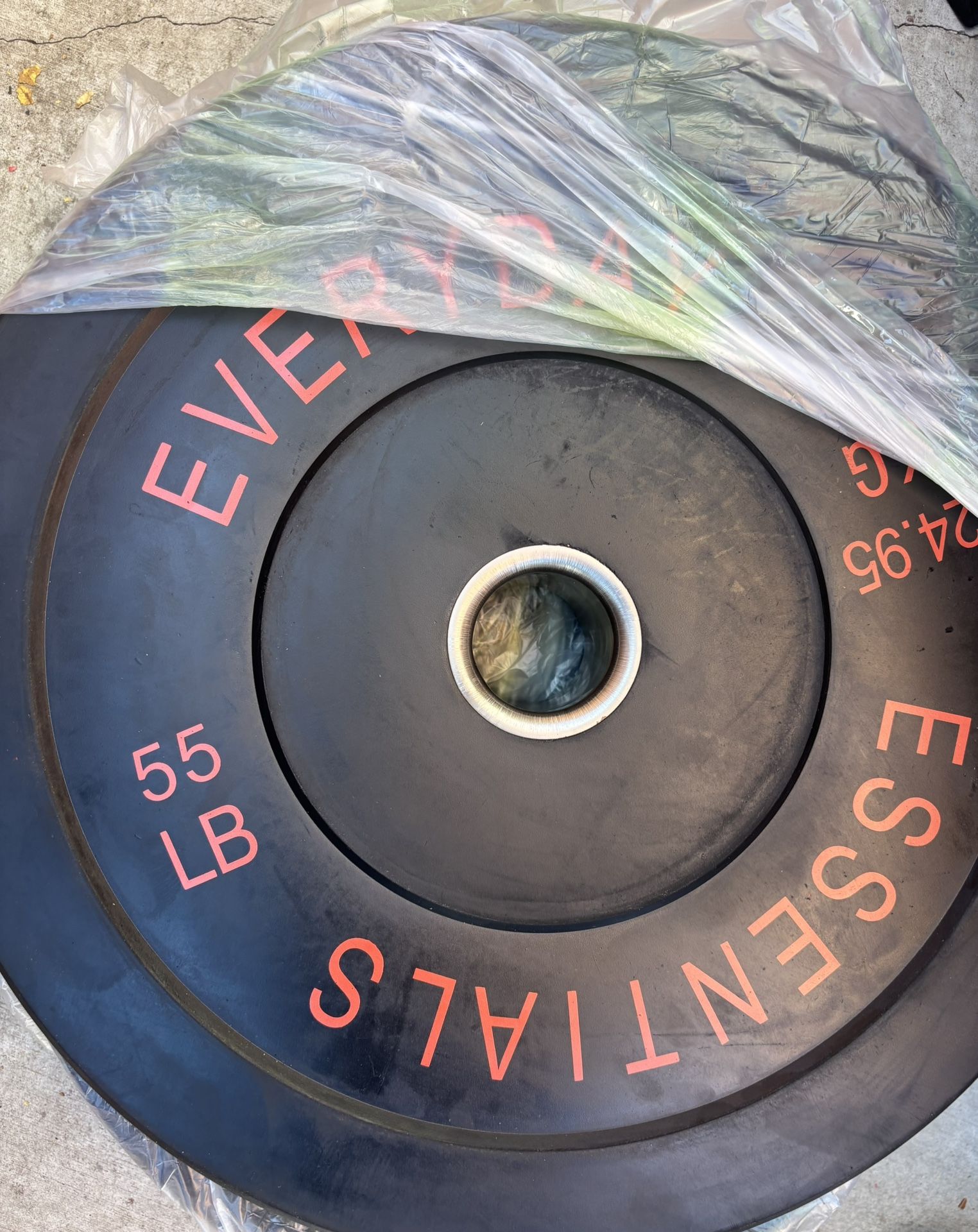 Bumper Weights Plates Set Of 55 lbs