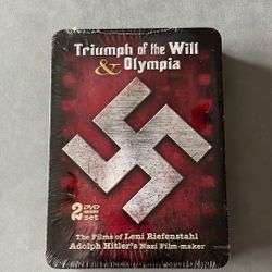 2-DISC DVD COLLECTORS METAL CASE TRIUMPH OF THE WILL & OLYMPIA NEW SEALED 