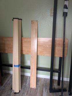 Full size bed frame and backboard