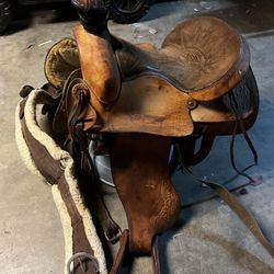 TIM DAVIS HORSE SADDLE 