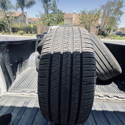255/45/19 Pirelli Pzero A/S Semi New Condition (1) Single 
