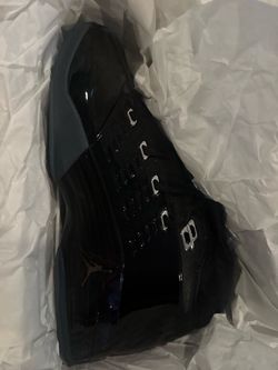 Size 12 Air Jordan 11 Black Patent Leather Sneaker