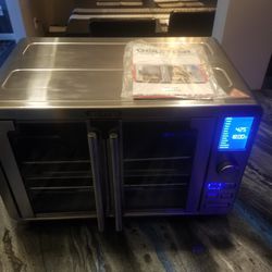 Gourmia Xl French Door Air Fryer, Toaster & Oven