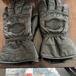 Harley Leather Gloves 