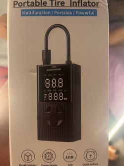 Portable air inflator