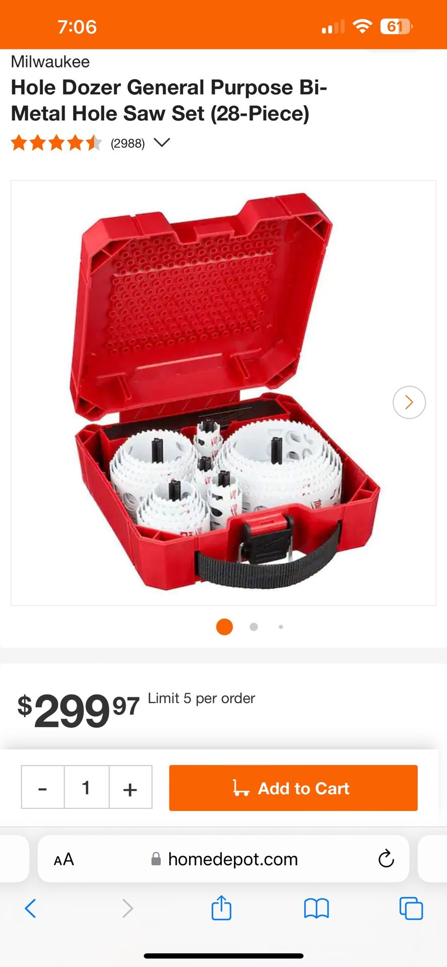 *New* Milwaukee Hole Dozer General Purpose Bi-Metal Hole Saw Set (28-Piece)