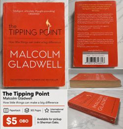 The Tipping Point by Malcolm Gladwell – Paperback – $5 OBO