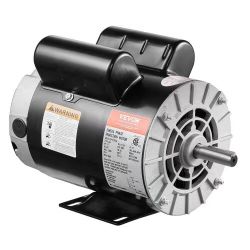 74#  3.7HP Air Compressor Motor, 3450RPM Electric Motor, 230V 17.2 Amps, 5/8" Keyed Shaft 56 Frame, 1.88" Shaft Length, Single Phase, CCW/CW Rotation 