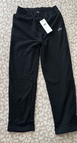 Alo Black Straight Leg Sweatpants $85 **READ DESCRIPTION**
