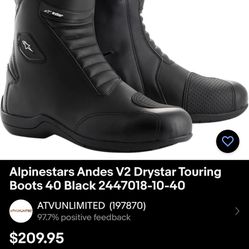 Alpinestars Boots Sz 12