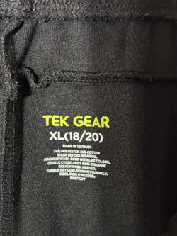 Tek Gear Black pants Size XL (18/20)