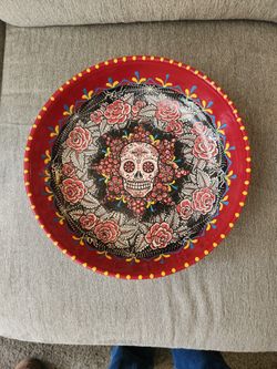 Day of the Dead Hand Painted Bowl By Rio Salado