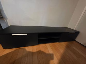 Low Profile TV Stand - Black
