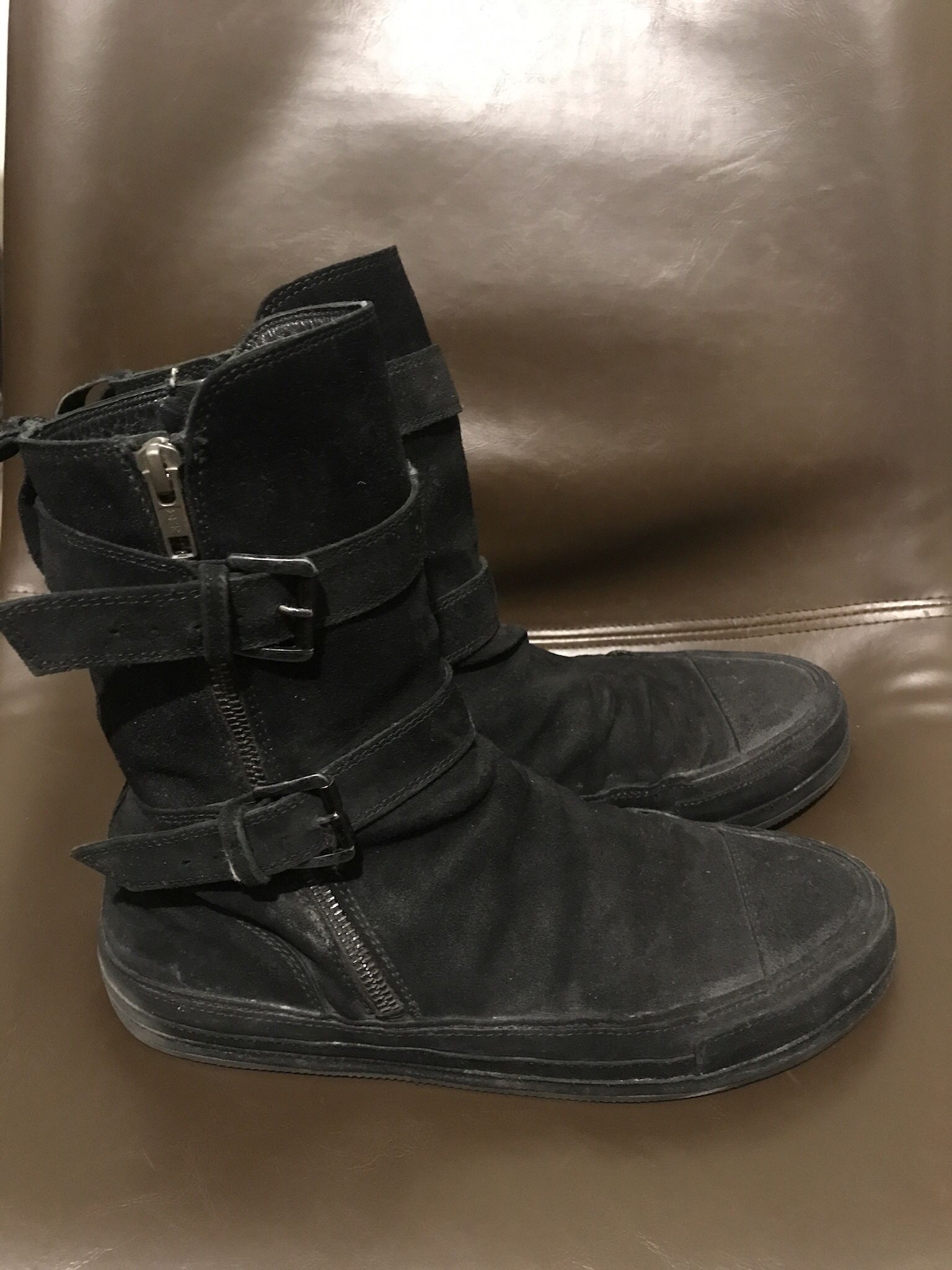 Double Strapped Ann Demeulemeester Boots Size 8.5