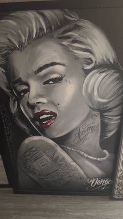 Marylin Monroe Muhammad Ali paintings poster