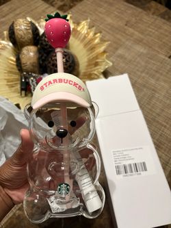 Starbucks Strawberry Glass Bearista