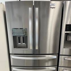  WHIRLPOOL 36 INCH 4-DOOR FRENCH DOOR REFRIGERATOR