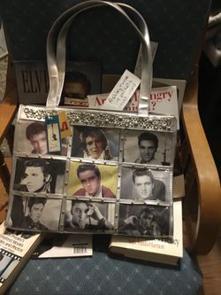 Elvis Presley Photo Tote Bag Never Used