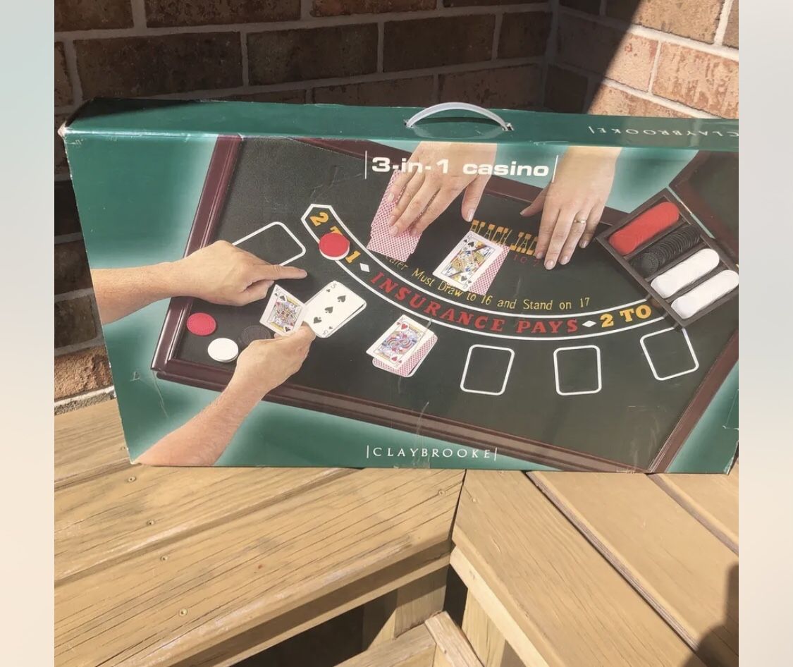 3 in 1 Casino Game Set Claybrooke