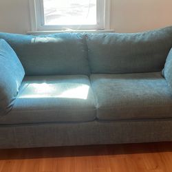Blue Couch Need Gone Asap Affordable