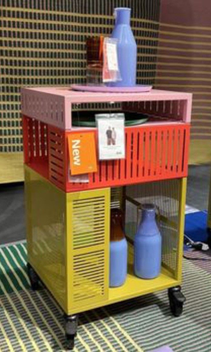 New In Box TESAMMANS Limited Edition Collection | Storage unit on casters | Multicolor