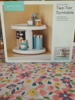 Youcopia Lazy Susan Two Tier turntable