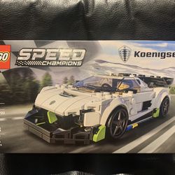 Lego 76900 7+ Speed Champions Koenigsegg Jesko Race Sports Car Minifigure Driver 280 PCs New Sealed 