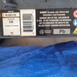 6 volt golf cart battery DURACELL