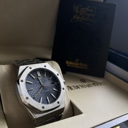 Audemars Piguet Royal Oak - Blue Dial / Stainless Steel (Box & Papers Included read description)
