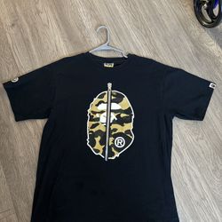 Bape Camo Bape Head T-Shirt Size X-Large 
