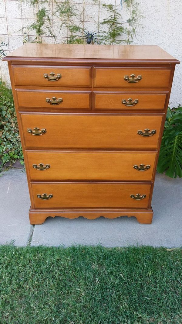 Bassett 4 Drawer Cherry Finish Dresser For Sale In Phoenix Az