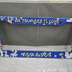 Disney Dog Characters License  Plate Frames