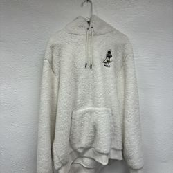 Polo Ralph Lauren Polo Bear High Pile Fleece Hoodie in Antique Cream Sun Valley Bear