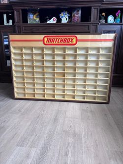 Vintage Matchbox Display Case 1-75