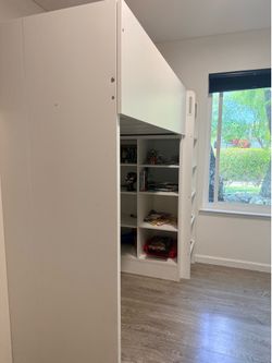 Twin loft bed . IKEA