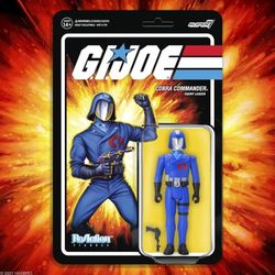 Super7 G.I. Joe Cobra Commander 3.75 in Reaction Figure