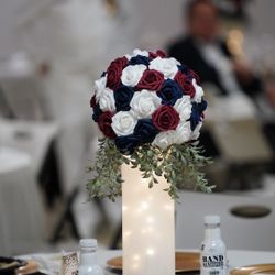 Ten Beautiful Centerpieces with Vases ($15 EA)