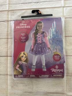 Disney Princesss Rapunzel Tangled dress costume size 3-4T