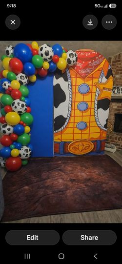 Toy story theme party props